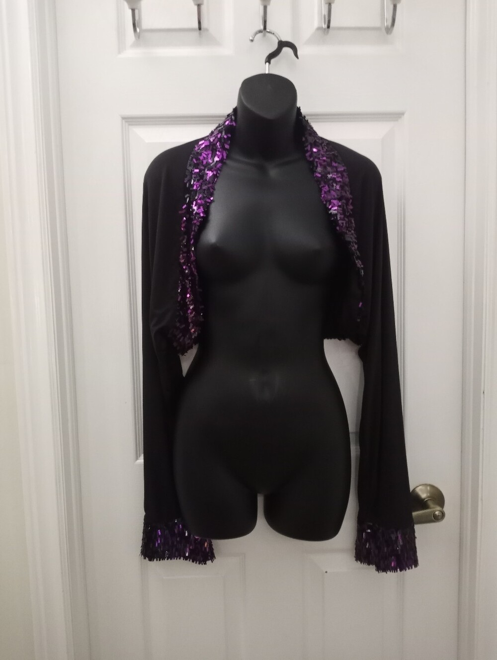 👠DAVID DIXON Cropped Sequined Cardigan👠